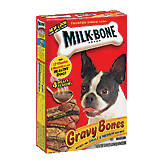 Milk-Bone Dog Biscuits Gravy Bones Small & Medium Dogs Left Picture